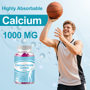 Gomitas Veganas de Citrato de Calcio OEM/OBM/ODM, 1000mg, Suplemento de Magnesio, <span class=keywords><strong>Potasio</strong></span>, Zinc, Calcio y Vitamina D3 para Hombres y Mujeres, para la Salud Ósea - Product Image 5