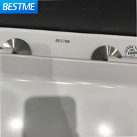 BC-1058F moderne monobloc en céramique allongée toilette mur suspendu lavage UF p-trap pour hôtel moderne salle de bain coloré sanitaire