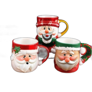 Taza de Papá Noel Vintage Holt <span class=keywords><strong>Howard</strong></span> Taza o taza de Papá Noel guiño de chocolate caliente - Product Image 6