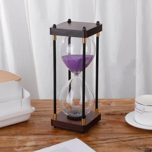 Đồng Hồ Cát Đồ Trang Trí Cổ Điển Đồng Hồ Cát Bằng Gỗ - Product Image 3