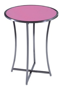 Vendita calda design 304 in acciaio inox tavolo da cocktail in vetro top tavolo da bar a led - Product Image 4