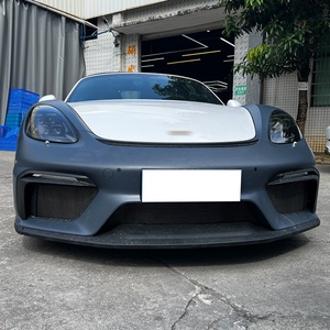 Nuevo Kit de Carrocería para Cayman Boxster 981 (2012-2016), Parachoques Delantero 718 Mejorado con Luces Antiniebla y Alerón Trasero - Product Image 3