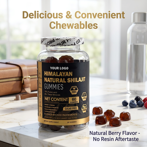 Gomitas de Shilajit del Himalaya de Marca Privada Premium para un Impulso de Energía Natural y Bienestar, Precio al por Mayor de Fábrica OEM ODM - Product Image 2