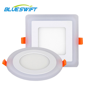 SMD 2835 Nhôm LED Panel Bán Nóng Quảng Trường Vòng 2 Màu Đôi Lõm Bề Mặt Gắn Trần Chiếu Sáng, LED Bảng Điều Khiển Ánh Sáng - Product Image 2