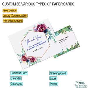 Planificador Juegos de cartas Tarjetas personalizadas Papel Uv Servicio de impresión digital Tarjeta de visita Impresión Etiqueta bajo demanda Dropship - Product Image 4