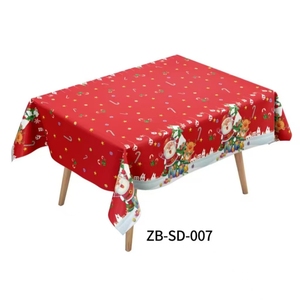 Supplies Disposable <strong>Plastic</strong> <strong>Table</strong> Cover Merry Christmas Water Proof Oil-proof <strong>Table</strong> <strong>Clothes</strong> - Product Image 2