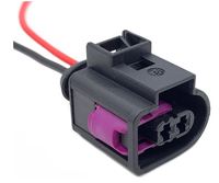 Connecteur étanche 2 broches 4D0971992/805-198-541 en cuivre pour faisceau de câblage d'alternateur automobile Golf Passat A4