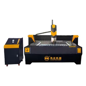 3 Axis CNC Router Stone Carving Machine 5.5kw Water Cooling Spindle SEM-1325