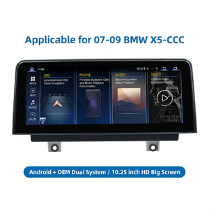 For BMW X5 CCC 2007‑2009 GPS Navigation Carplay Auto <b>Stereo</b> 10.25 Inch HD Android Car Radio Multimedia Player Dual <b>System</b> - Product Image 1