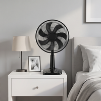 Ventilateur brumisateur électrique silencieux de 18 pouces, hauteur réglable, 7 pales en PP, oscillation à 80 degrés, économie d'énergie, idéal pour dortoirs (vente en gros)