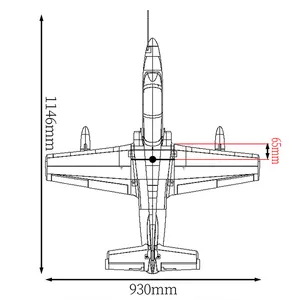 Hobby S720 RTF stabilizzatore giroscopico a 6 assi pronto a volare in modalità di volo normale aereo acrobatico RC