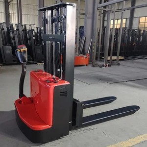 Roue d'entraînement spacieuse de couleur personnalisée 6 tonnes gerbeur de palettes électrique automatique avec roues - Product Image 4