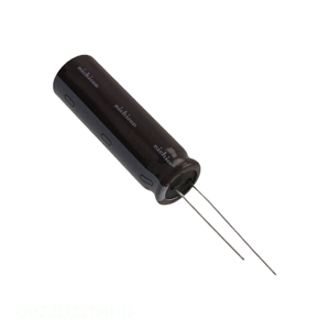 Condensateur radial à trou traversant 220 uF UPZ2D221MHD, fabricant Channel, 220UF 20% 200V, en aluminium - Product Image 1