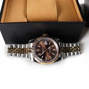 Montres de luxe pas chères, acier inoxydable, fermoir pliant, largeur 18 mm, mouvement automatique, montre mécanique - Product Image 4