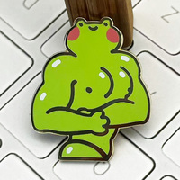 Épinglette en métal personnalisée avec personnage de dessin animé, style cool, émail dur, pour la décoration