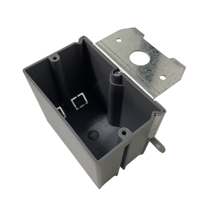 1-gang màu xám PVC mới làm việc chuyển đổi/ổ cắm hộp với khung điều chỉnh 21 cu. in hộp điện thị trường Mỹ - Product Image 2