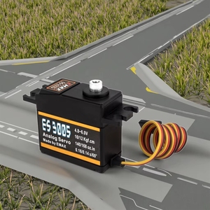 Servomoteur analogique EMAX officiel ES3005 en métal étanche, couple de 13 kg, avec engrenages, moteur de 43 g pour voiture RC, bateau, avion et hélicoptère - Product Image 1