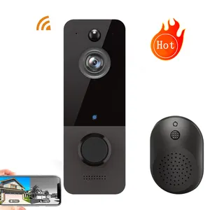 Sensore di movimento musica natalizia Home Remote Phone Wifi Smart Door Bell Ding Dong Wireless Video campanello