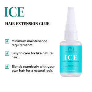Kit de colle gel pour extensions capillaires OEM ODM, adhésif froid invisible et imperméable pour extensions de cheveux naturels - Product Image 2