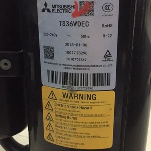 Compresseur HYZL TS36VDEC 220-240V 50Hz R-22, équipement de réfrigération pour climatisation - Product Image 1
