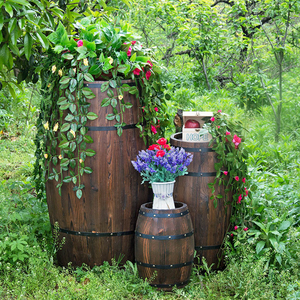 Bằng gỗ trống thùng cho trang trí bán của trống pails & Thùng - Product Image 3