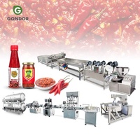 Chaîne de production automatique de pâtes pour la fabrication de sauce au piment, de pâte de tomate et de pâte de piment arabe, utilisant un moulin colloïdal pour mayonnaise, modèle Mini