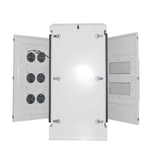 फ़्लोर-स्टैंडिंग संचार सर्वर कैबिनेट विद्युत उपकरण संलग्नक वाटरप्रूफ नेटवर्क कैबिनेट आउटडोर - Product Image 5