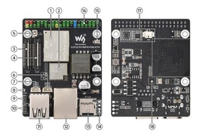 Carte de développement ESP32-P4-WIFI6-POE-ETH, carte ESP32 P4, carte ESP32-P4 + ESP32-C6, carte Ethernet PoE ESP32 - Product Image 6