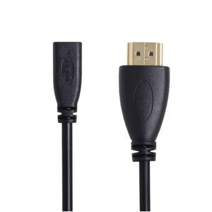 Câble adaptateur <span class=keywords><strong>Micro</strong></span> <span class=keywords><strong>HDMI</strong></span> femelle vers <span class=keywords><strong>HDMI</strong></span> mâle de 20 cm pour tablette et téléphone portable - Product Image 4