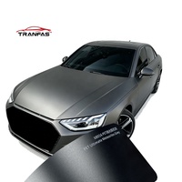 Vinilo para Automóviles Tranfas PETUtimate Meteorites Gris Brillante de 7.5mil de Grosor, Resistente a los Rayos UV, con Cambio de Color para Audi A4L