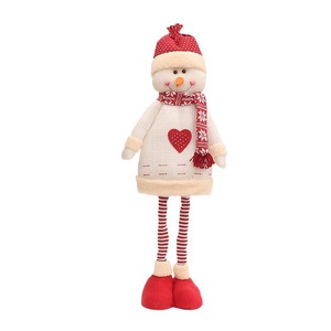 Père Noël, bonhomme de neige, renne, poupée en tissu tricoté extensible de 28,3 pouces, décoration de Noël pour salon, utilisation en intérieur - Product Image 5