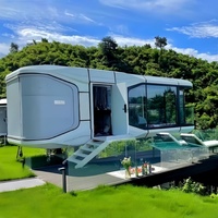 Capsule spatiale mobile multifonctionnelle de haute qualité, certifiée CE, pour appartement modulaire personnalisé et glamping – Vente chaude, directement de l'usine chinoise