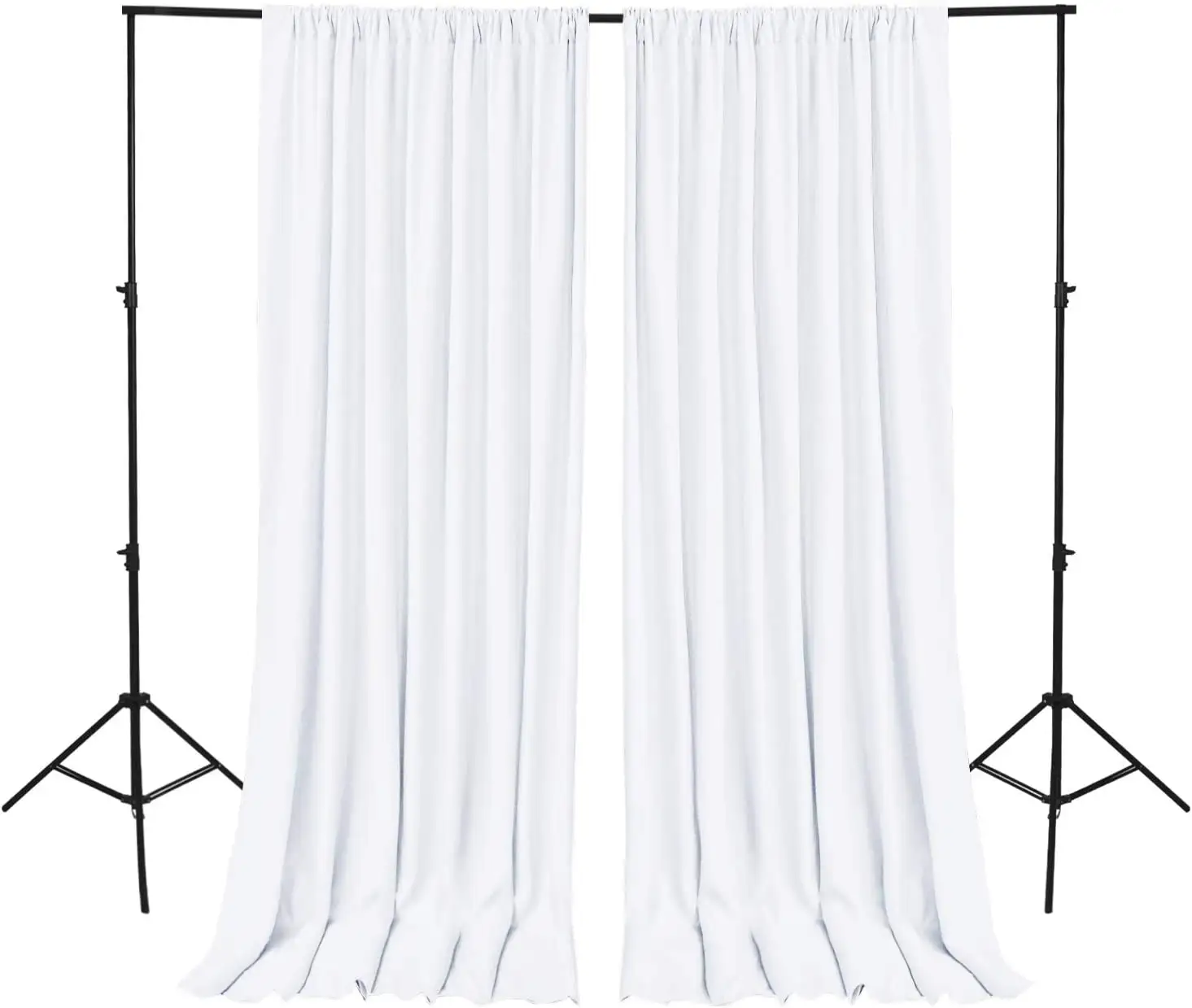 10 футов x 10 футов белый фон для фотосъемки из полиэстера занавески шторы-Свадебные украшения товары для домашней вечеринки