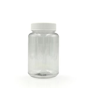 Grosir kustom 120ml bening transparan pil hewan peliharaan obat kustom cetak kapsul plastik botol Vitamin dengan tutup PP - Product Image 6