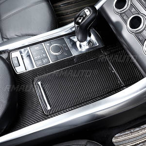 2 pièces de protection de panneau de console centrale de voiture en fibre de carbone pour Land Rover Range Rover Sport 2014 2015 2016 2017 - Product Image 5