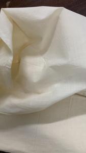 60x60 Slub Cambric Greige Fabric 45" Width Plain Cotton for Garments - Product Image 2