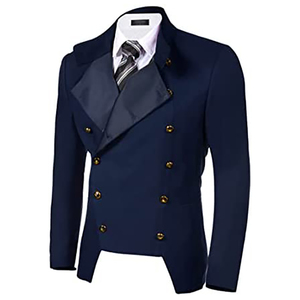 Chaquetas Steampunk medievales para <span class=keywords><strong>hombre</strong></span>, chaqueta Retro Vintage gótica, abrigo victoriano, disfraz de actuación para <span class=keywords><strong>Halloween</strong></span>, <span class=keywords><strong>2022</strong></span> - Product Image 6
