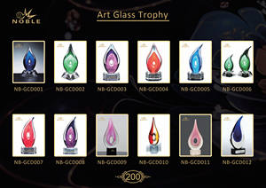 <span class=keywords><strong>2020</strong></span> Noble Sur Mesure Goutte D'art En Verre Trophée - Product Image 2