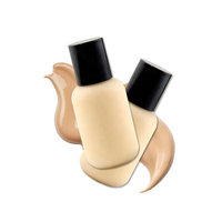Fond de teint liquide mat vegan longue tenue, waterproof, illuminateur, avec écran solaire, pour peaux foncées, 16 couleurs, marque privée OEM