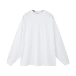 Maglietta a Maniche Lunghe da <span class=keywords><strong>Uomo</strong></span> Personalizzata, Stile Basic, 425G Pesante, Vestibilità Ampia, Girocollo, Tinta Unita, Casual - Product Image 5