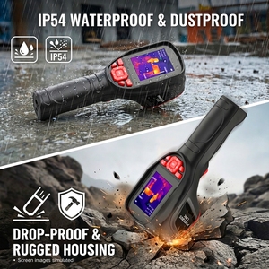 Caméra thermique infrarouge portative Détection de fuite d'eau Inspection des tuyaux Taux d'images rapide de 25 Hz Résolution élevée 320x240 Imageur thermique - Product Image 5