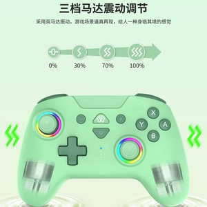 Tira de luz de respiración de Color <span class=keywords><strong>LED</strong></span> multifuncional Turbo para controlador NS Controlador de juego de interruptor de moda para juegos móviles - Product Image 4
