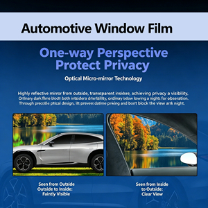 Pellicola per Finestrini Auto 3m ad Alta Privacy, Effetto <span class=keywords><strong>Specchio</strong></span> Unidirezionale, Anti-Sbiadimento, Protezione UV, Qualità Premium - Product Image 5
