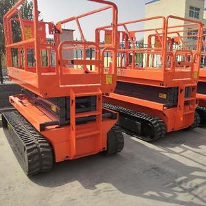 Mini plateforme élévatrice à ciseaux électrique à chenilles pour une seule personne - Product Image 6