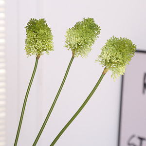 <span class=keywords><strong>Fleur</strong></span> artificielle d'allium multicolore de 55 cm, tige de <span class=keywords><strong>fleur</strong></span> de faux <span class=keywords><strong>oignon</strong></span> à 3 têtes, pour la décoration de la maison, des fêtes et des mariages 2026 - Product Image 4