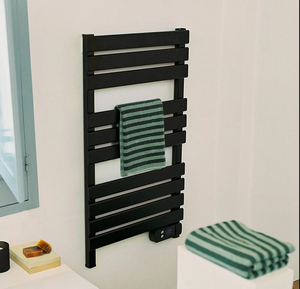 Radiador <span class=keywords><strong>de</strong></span> toallas <span class=keywords><strong>de</strong></span> aluminio portátil Calentador <span class=keywords><strong>de</strong></span> toallas eléctrico con 8 horas <span class=keywords><strong>de</strong></span> sincronización para baño montado en la pared o independiente - Product Image 4