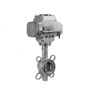 Actionneur rotatif électrique DN50 en acier inoxydable, vanne papillon motorisée - Product Image 5