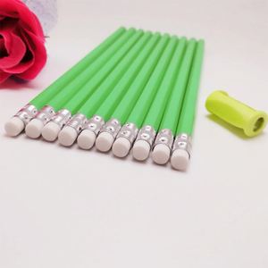 Green Hexagon Bulk Wood Pencil Wooden Pencils for Children's Writing and <b>Drawing</b> - Product Image 3