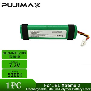Pujimax แบตเตอรี่ชาร์จได้7.2V 5200mAh สำหรับ <span class=keywords><strong>JBL</strong></span> <span class=keywords><strong>Xtreme</strong></span> 2ลำโพงบลูทูธ SUN-I NTE-103 ID1019ลิเธียมไอออน - Product Image 1