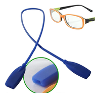 Sangle de lunettes ronde réglable en silicone noir WQS, cordon durable pour lunettes, idéal pour la cuisine et les articles ménagers divers